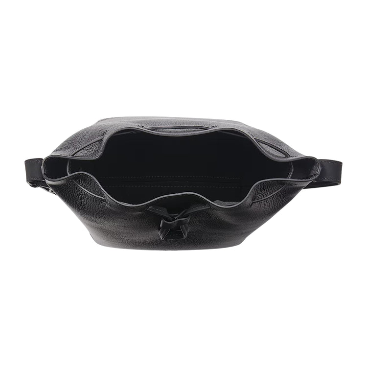 Borsa a Secchiello Donna in Pelle Tuckerman Nero interno
