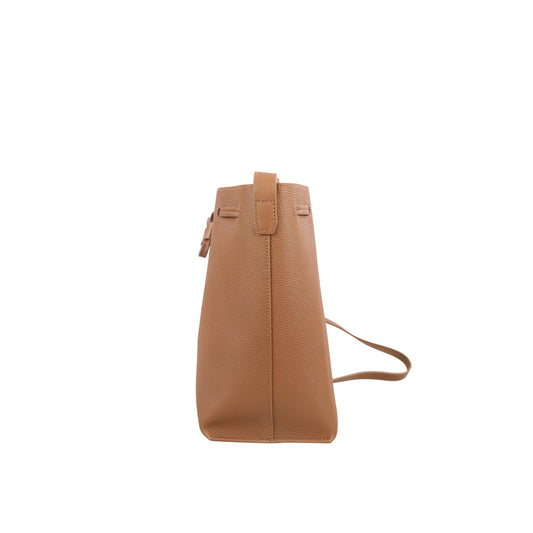 Borsa a Secchiello Donna in Pelle Tuckerman Marrone