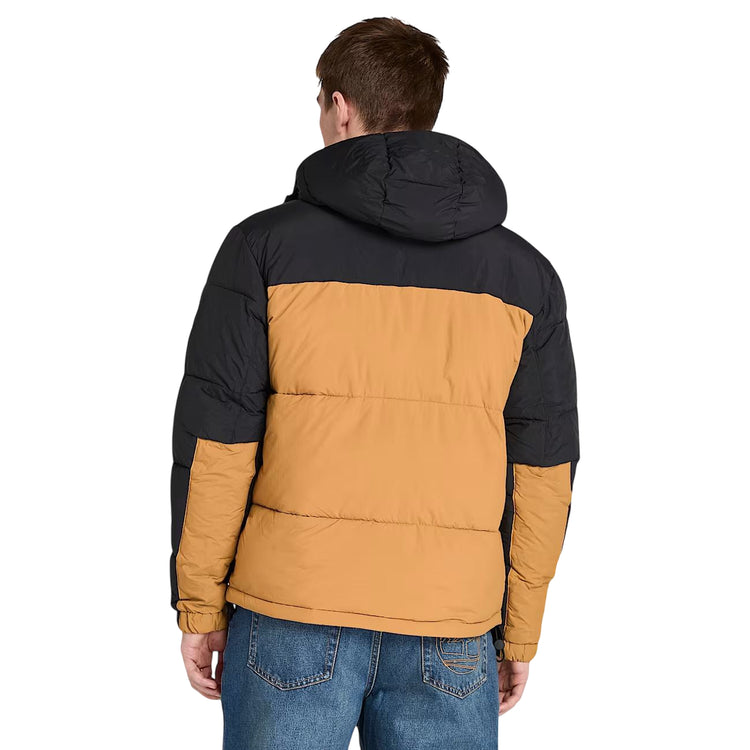 Piumino Uomo Idrorepellente Puffer Giallo modello retro