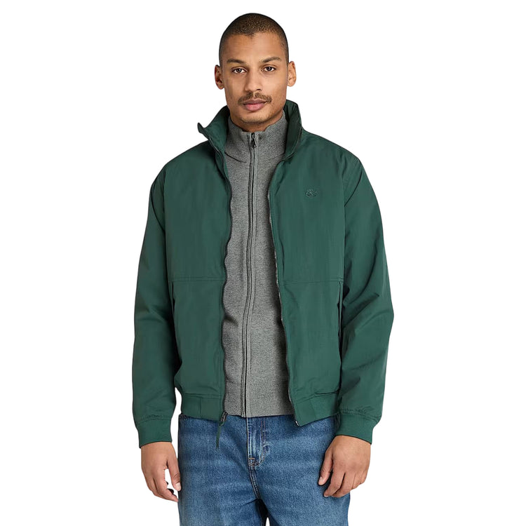 Bomber Uomo Sailor Impermeabile Verde modello frontale