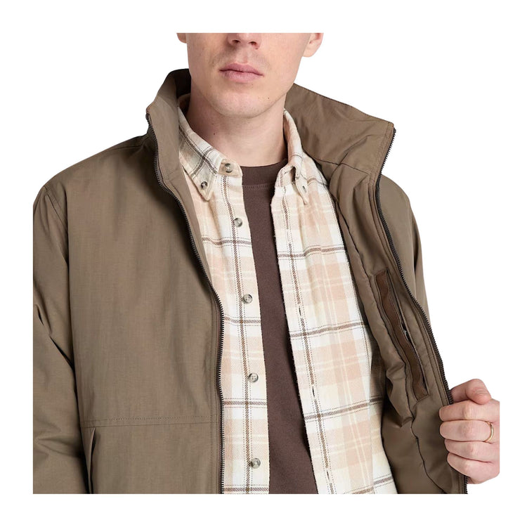 Bomber Uomo Sailor Impermeabile Marrone modello ravvicinato