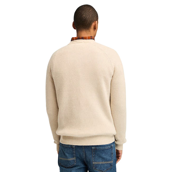 Maglione Uomo con maniche raglan Phillips Brook Beige modello retro