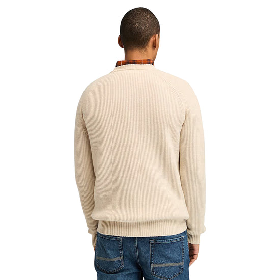 Maglione Uomo con maniche raglan Phillips Brook Beige modello retro