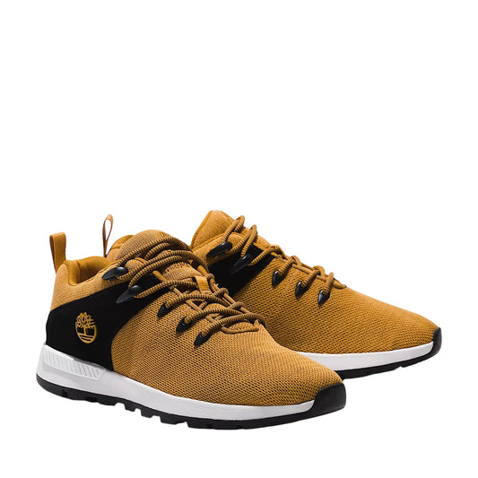 Sneakers Uomo Basse Stringate Sprint Trekker Giallo