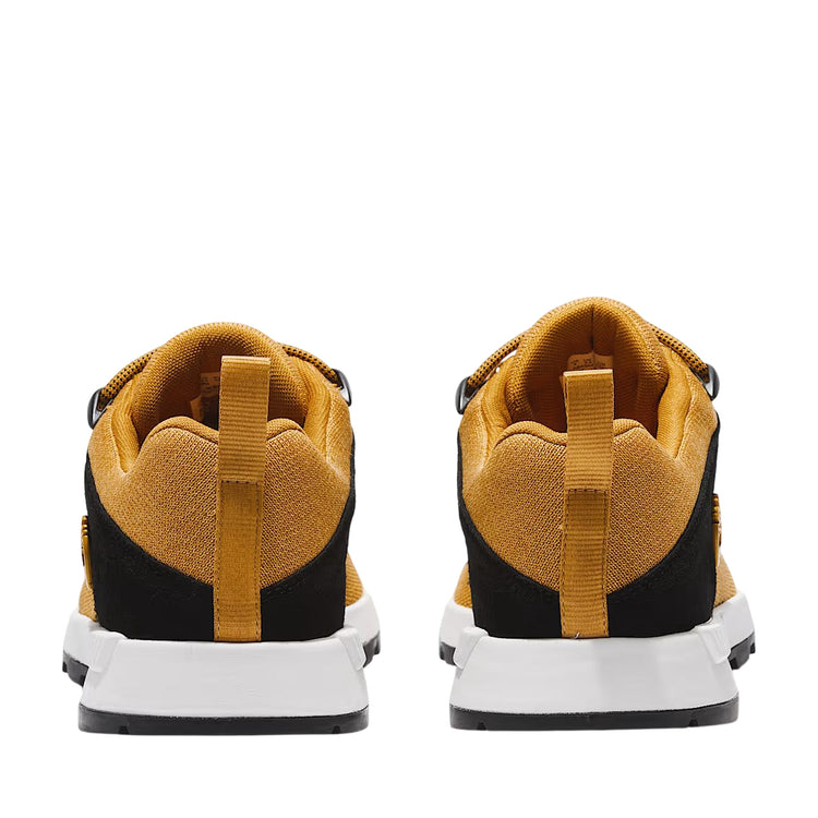 Sneakers Uomo Basse Stringate Sprint Trekker Giallo retro