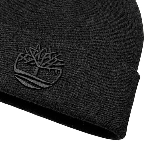 Berretto Unisex con ricamo 3D Nero dettaglio