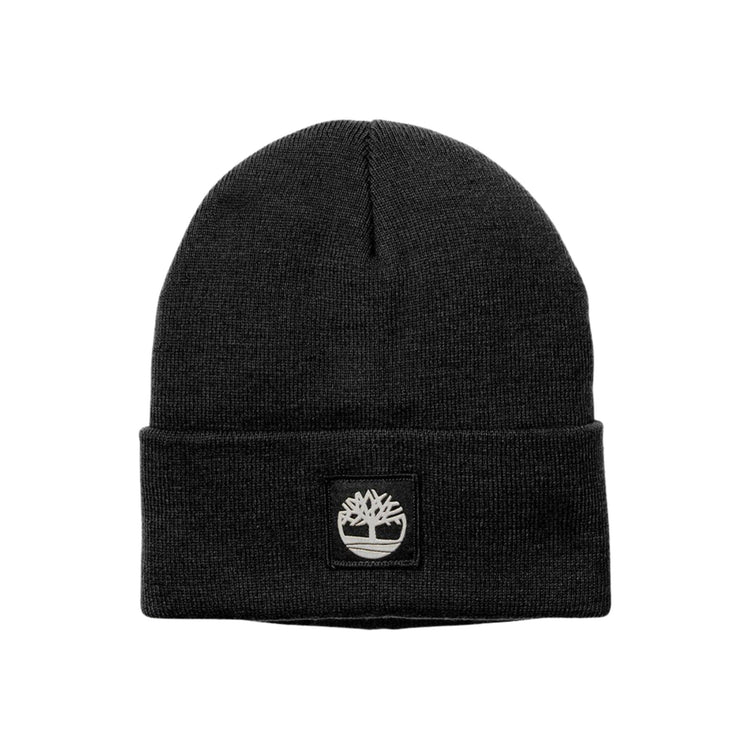 Berretto Donna con applicazione tono su tono Nero