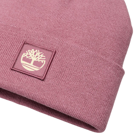 Berretto Donna con applicazione tono su tono Rosa dettaglio