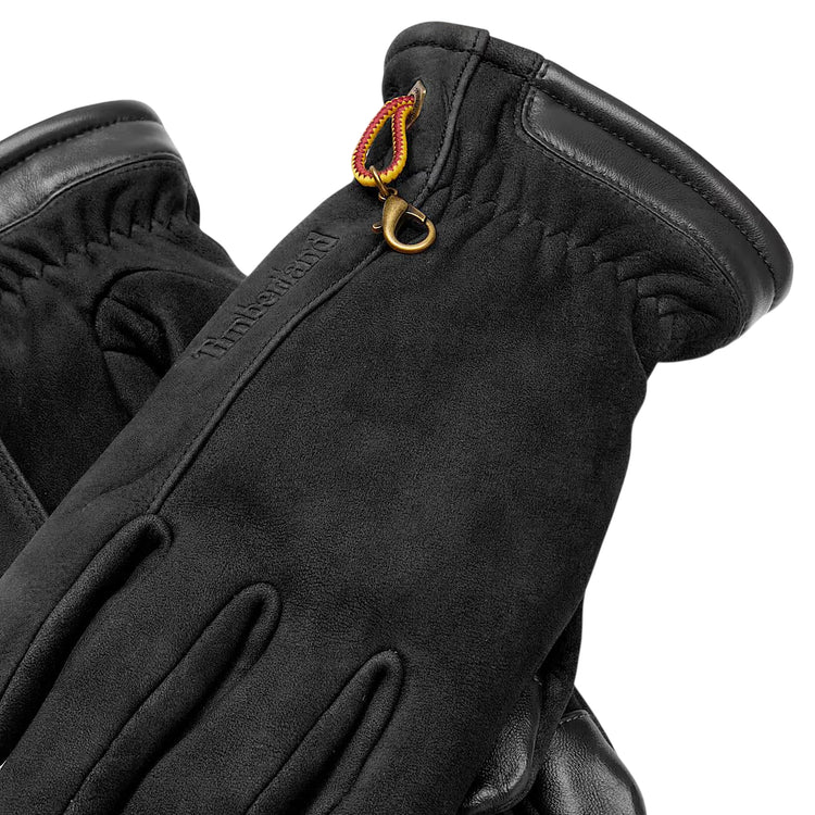 Guanti Unisex in nabuk Winter Hill Nero