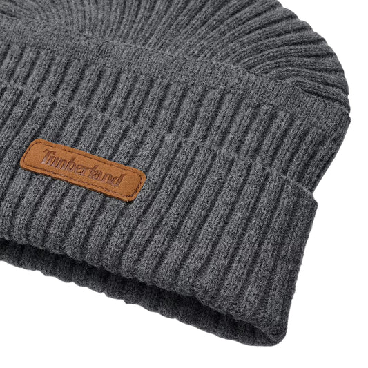 Berretto Unisex a coste Gulf Beach Grigio dettaglio