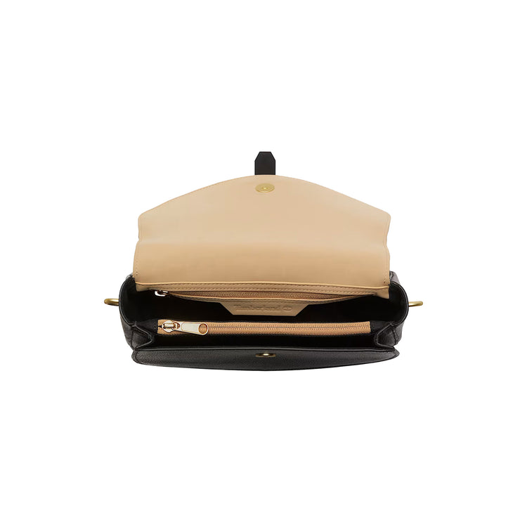 Borsa a tracolla Donna in Pelle Tuckerman Nero interno