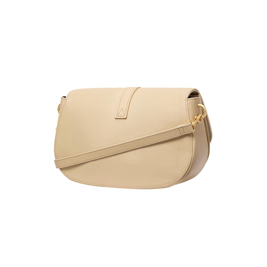 Borsa a tracolla Donna in Pelle Tuckerman Beige retro
