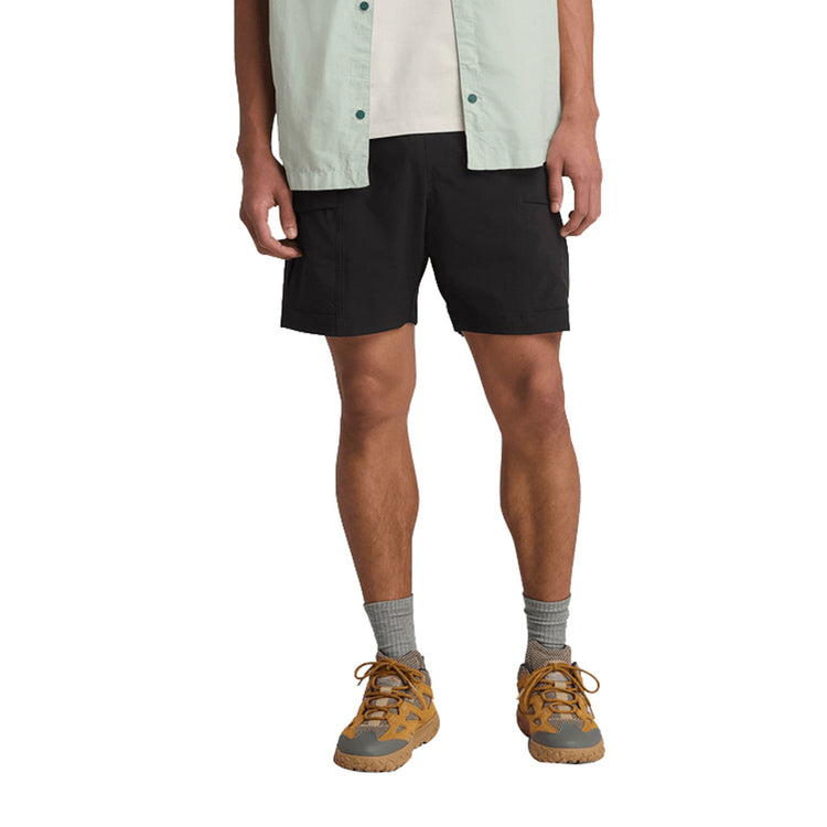 Bermuda Uomo Cargo Nero modello frontale