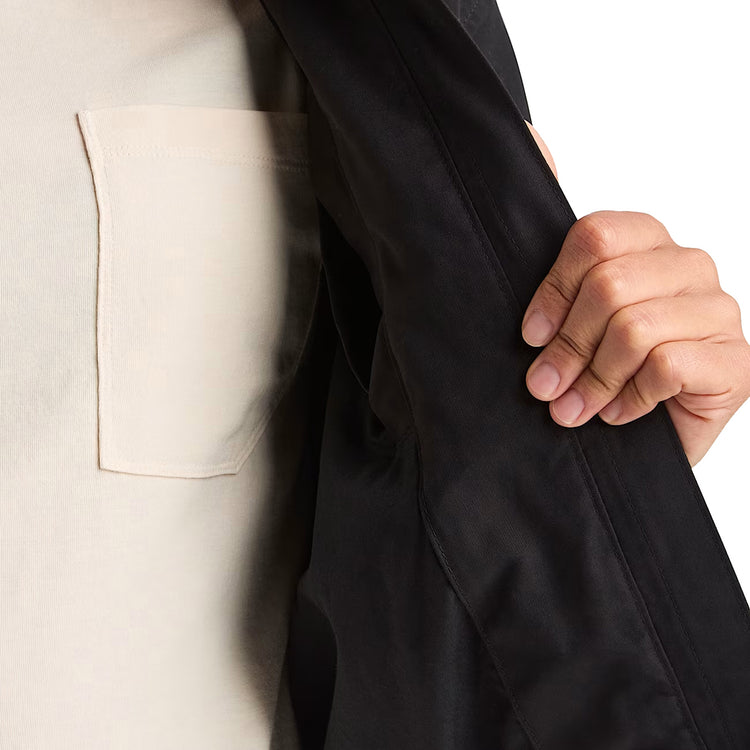 Dettaglio ravvicinato Bomber Utility da Donna in colore nero