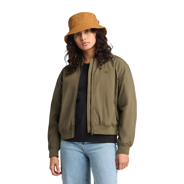 Bomber Utility da Donna in colore verde