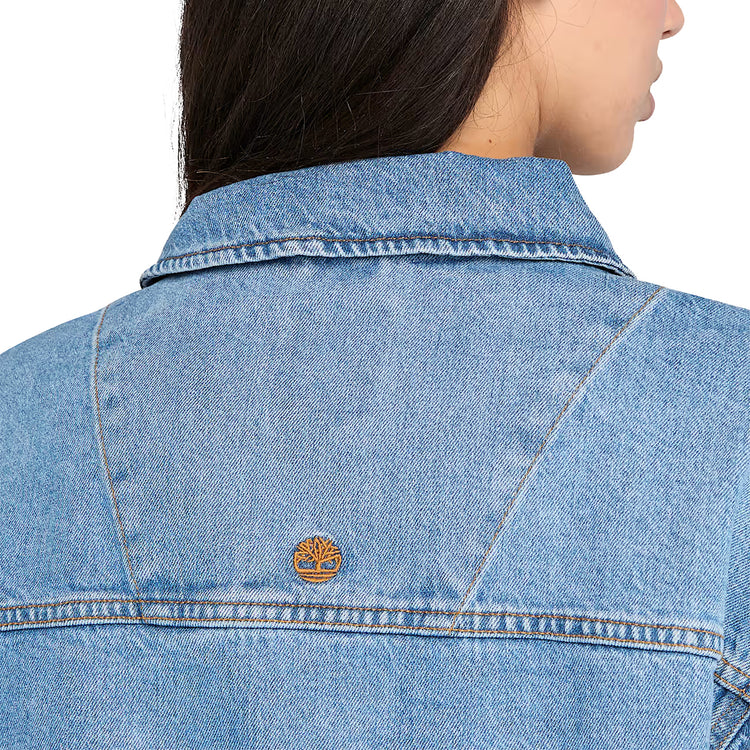 Giacca in Denim Archive da Donna in blu dettaglio retro