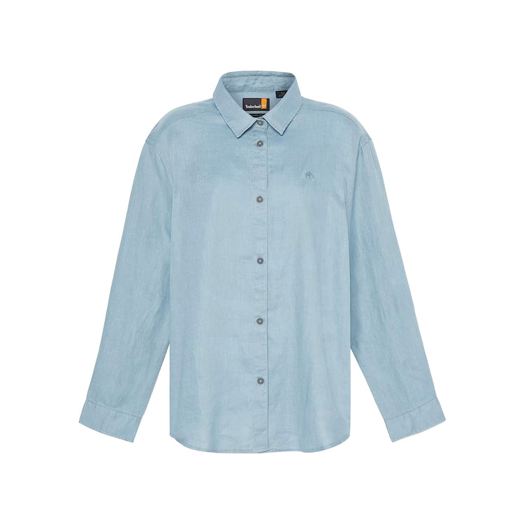 Camicia in Lino da Donna in celeste