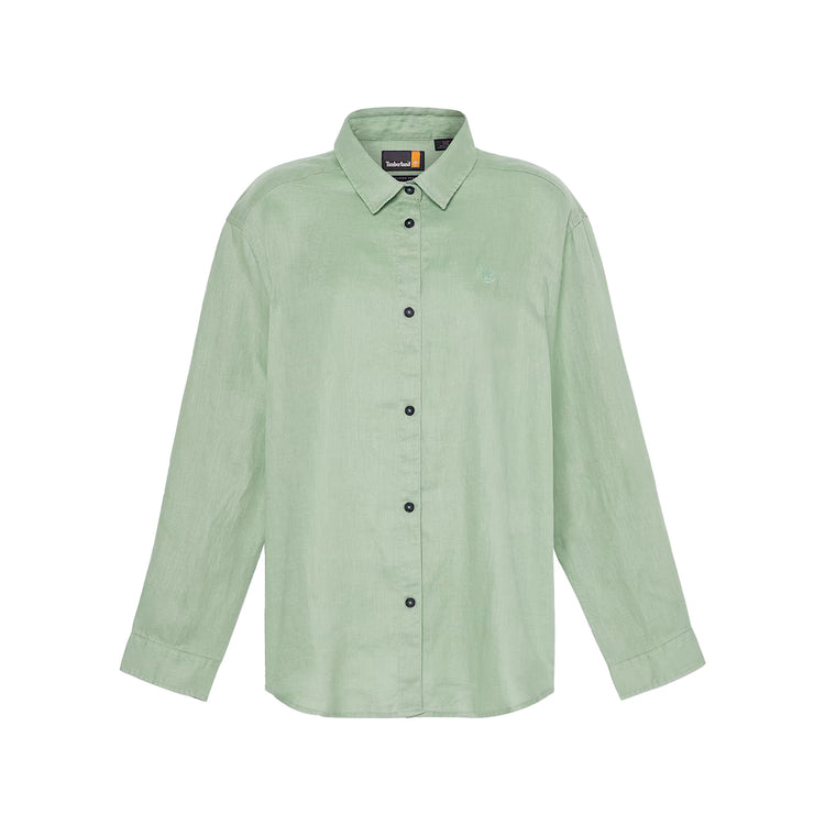Camicia in Lino da Donna in verde