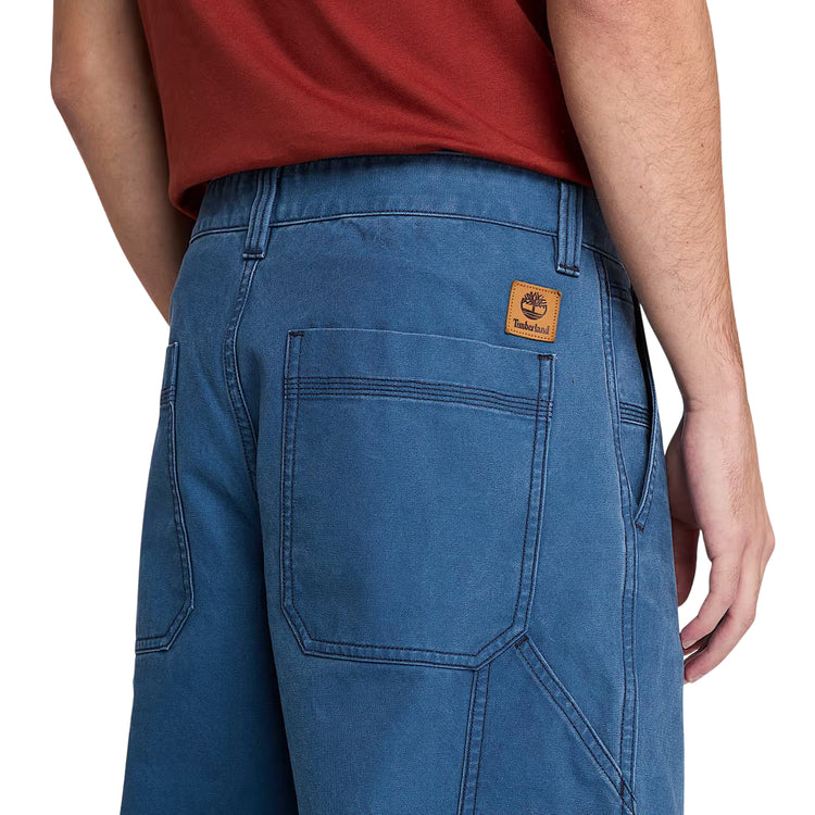 Pantaloni Uomo Stile Carpentiere effetto lavato Rindge dettaglio retro ravvicinato