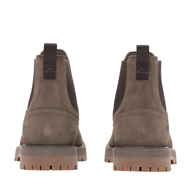 Stivali Uomo Chelsea Britton Road Marrone scuro retro