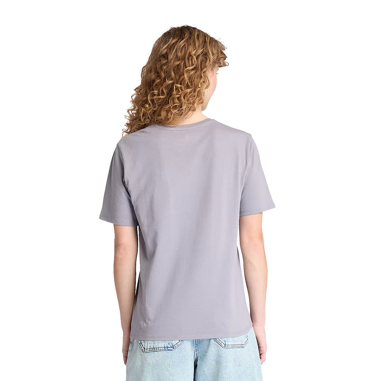 Retro modella con T-shirt Dunstan da Donna in grigio