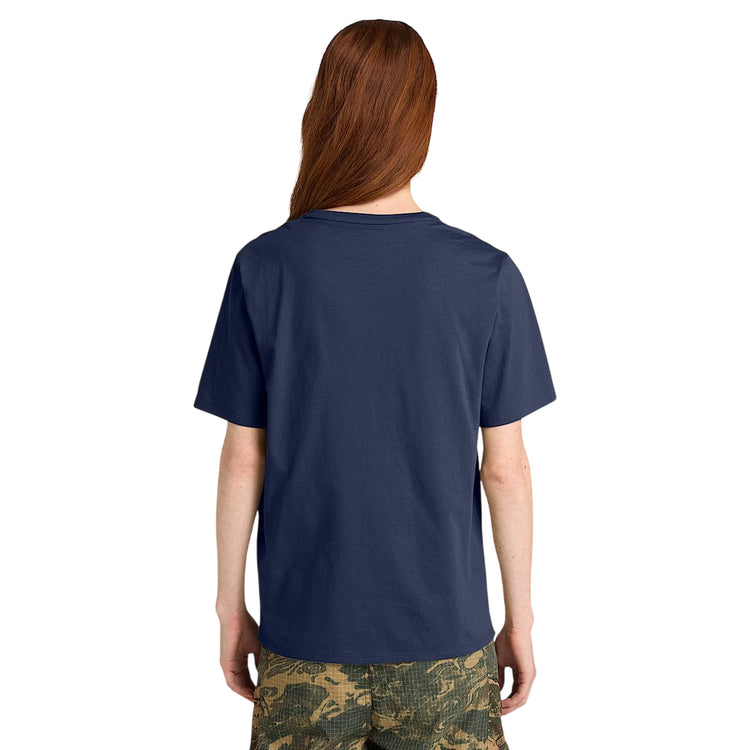 T-shirt Maniche Corte Dunstan Donna blu scuro