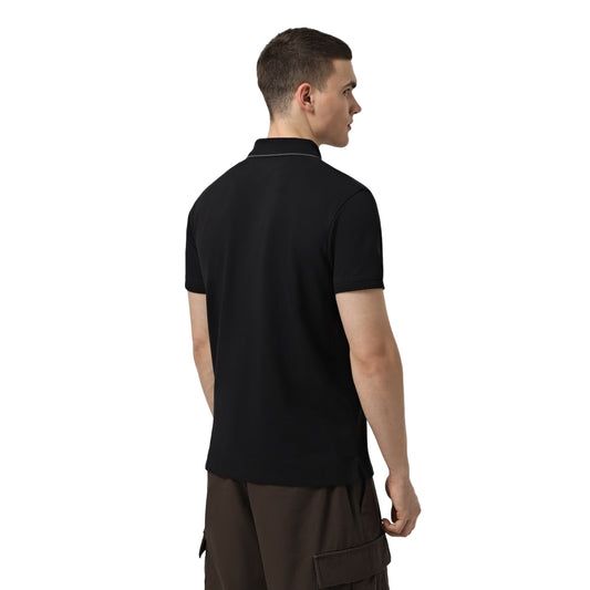 Polo Uomo Millers River Nero modello retro