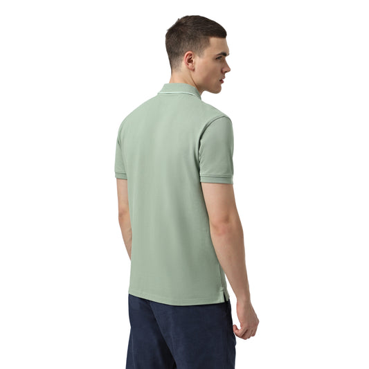 Polo Uomo Millers River Verde chiaro modello retro