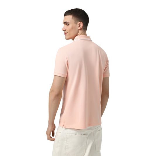 Polo Uomo Millers River Rosa chiaro modello retro