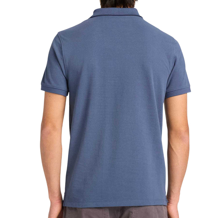 Polo Uomo MIllers Rivers Blu modello retro