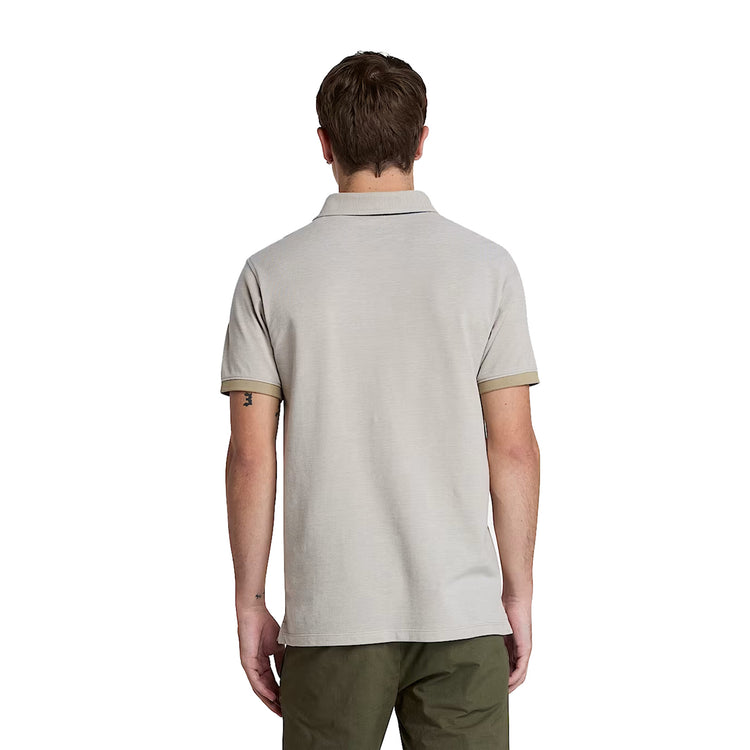 Polo Oxford Uomo Baboosic Brook Grigio modello retro