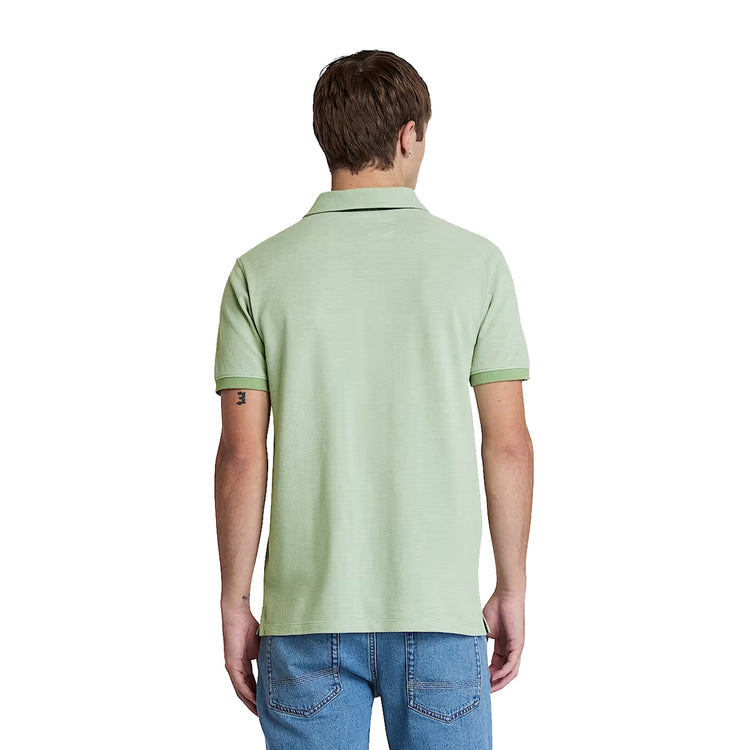 Polo Oxford Uomo Baboosic Brook Verde modello retro