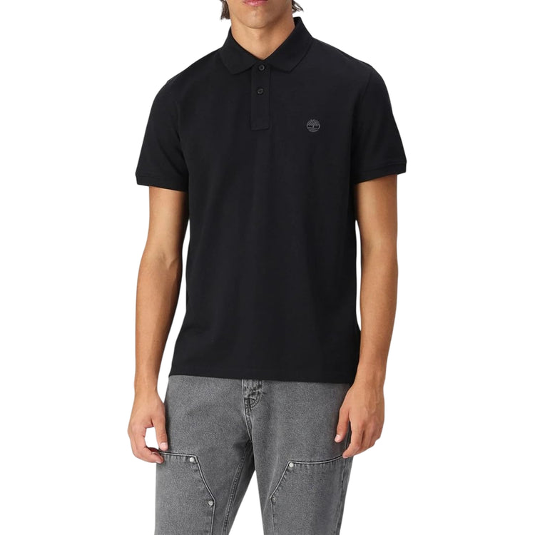 Polo Uomo MILLERS RIVER Short Sleeve Nera
