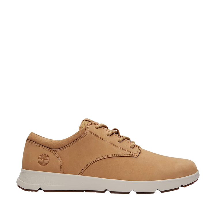 Sneaker Uomo, modello Parker Street Beige, in pelle