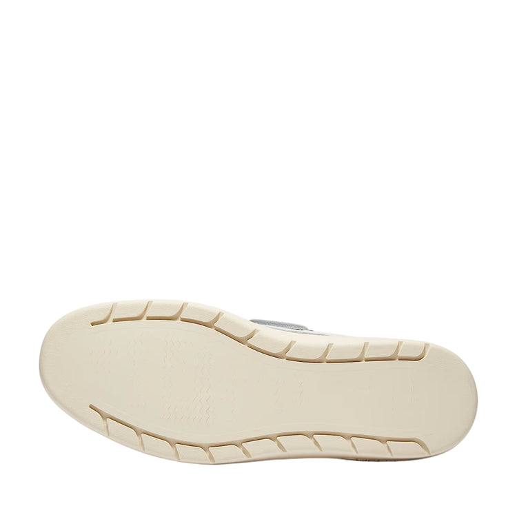 Scarpa da barca Uomo Portofino, con tomaia Bianca in pelle