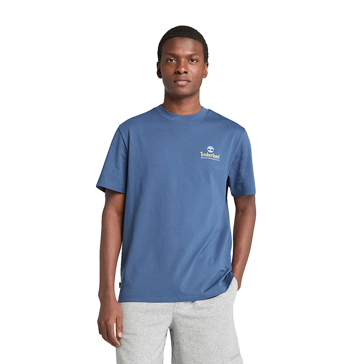 Retro Denim Illustrated Graphic T-Shirt