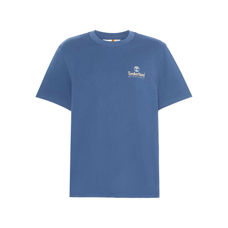 Retro Denim Illustrated Graphic T-Shirt