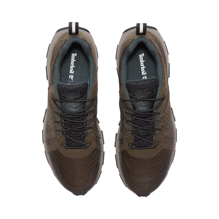 Sneakers Uomo con tomaia in ReBOTL Marrone, con logo laterale