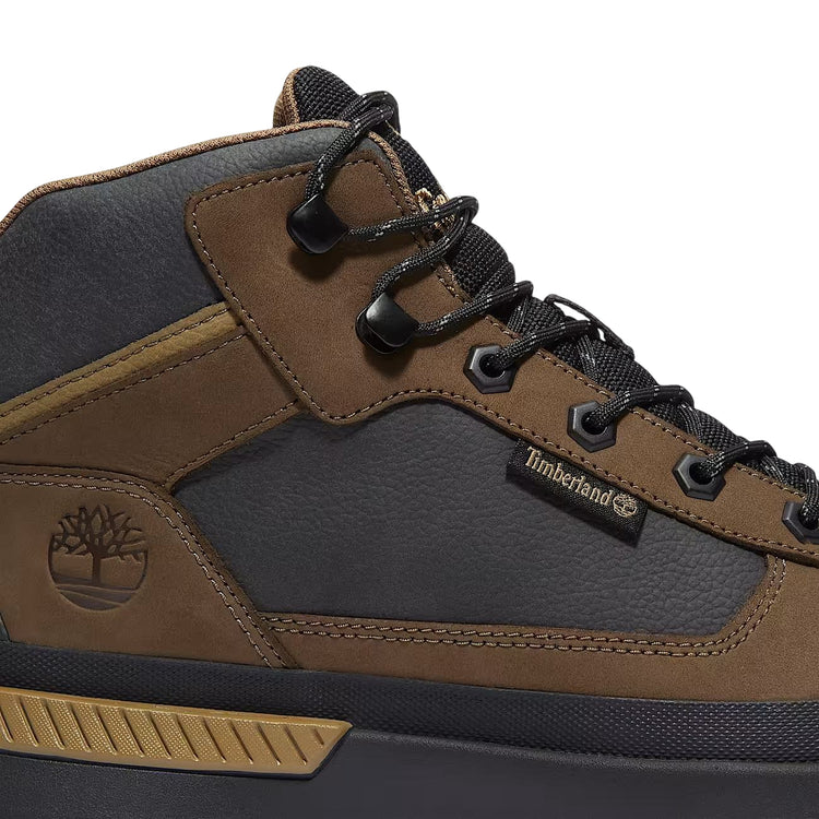 Sneakers Uomo Field Trekker Mid Marrone dettaglio