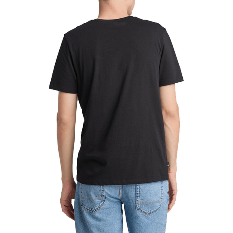 T-shirt Uomo con stampa mimetica Nero modello retro