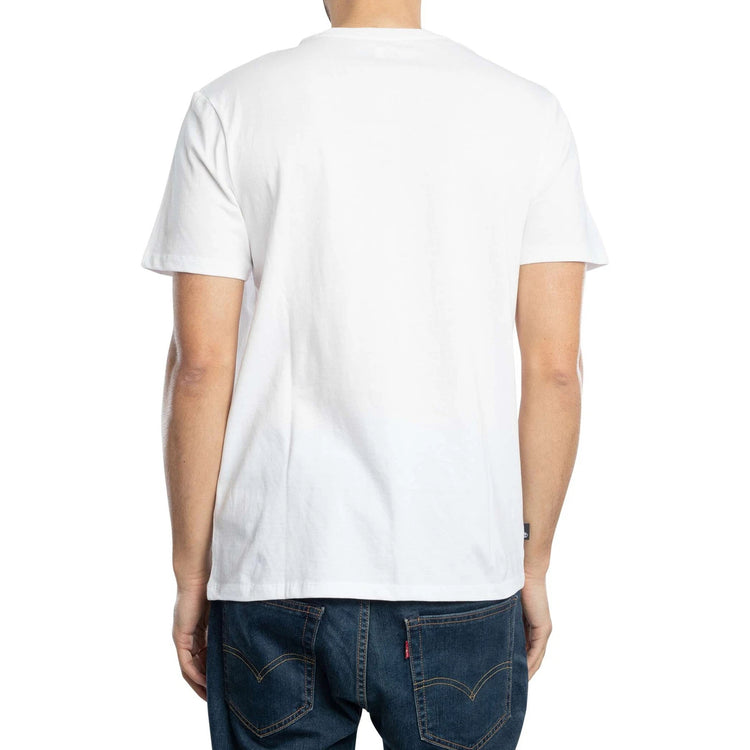 T-shirt Uomo con stampa mimetica Bianco modello retro