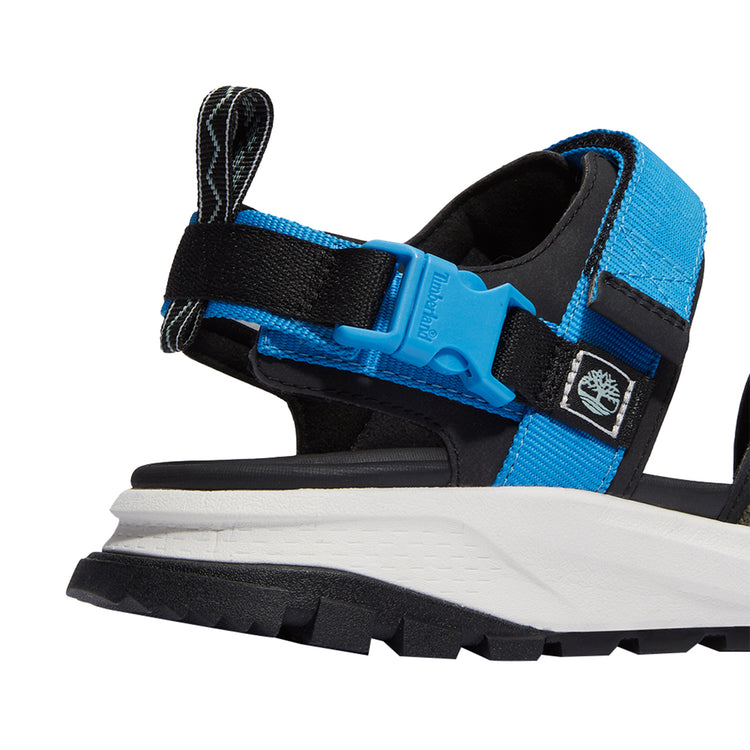 Sandali Uomo Garrison Trail Nero e Blu dettaglio