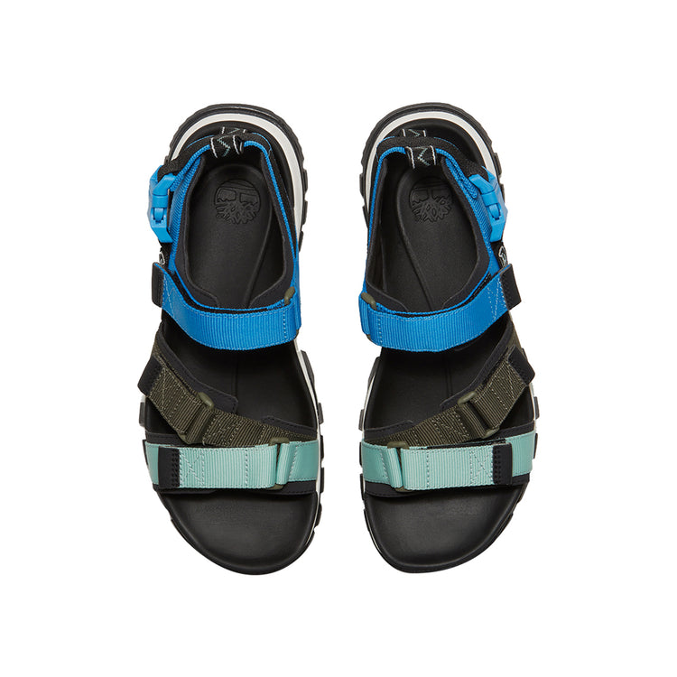 Sandali Uomo Garrison Trail Nero e Blu