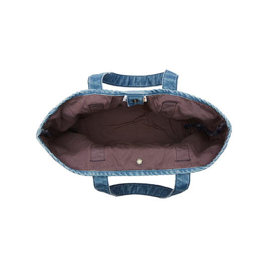 Borsa Tote da Donna in Denim Easy in blu interno