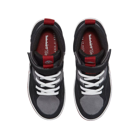 Sneakers Bambino Stone Jump Velcro con inserti scamosciati