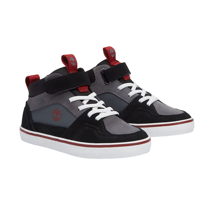 Sneakers Bambino Stone Jump Velcro con inserti scamosciati