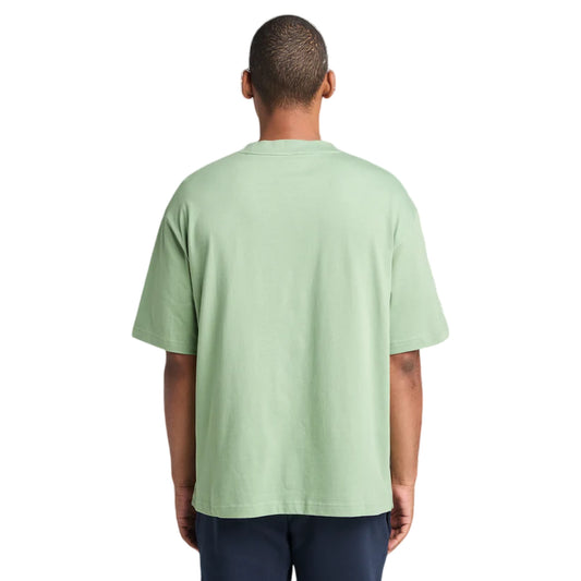 T-shirt Uomo Dunstan River Verde modello retro