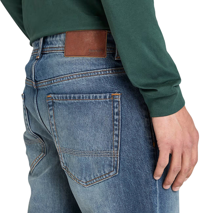 Jeans Uomo Slim fit Sandown dettaglio retro