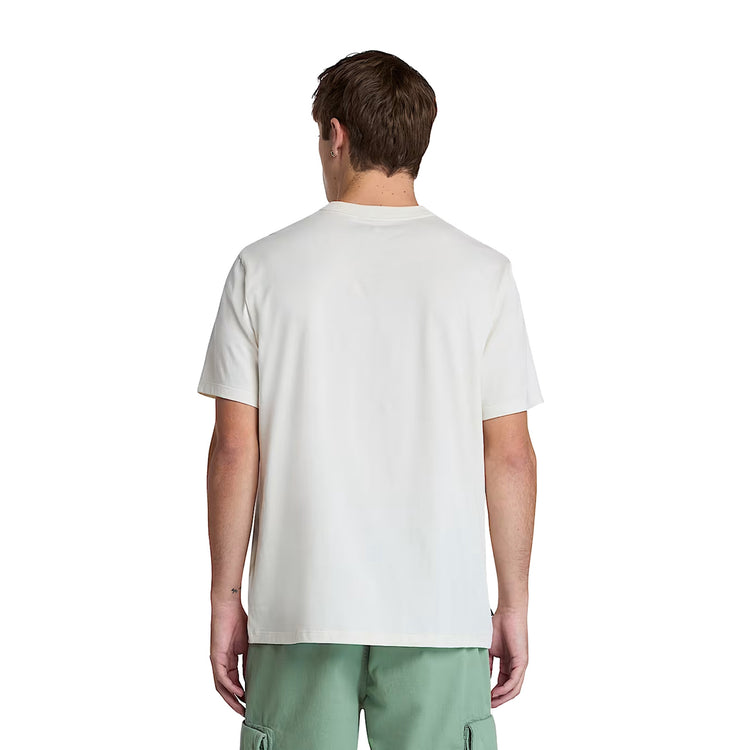 T-shirt Uomo con Grafica TIMBS Bianco modello retro