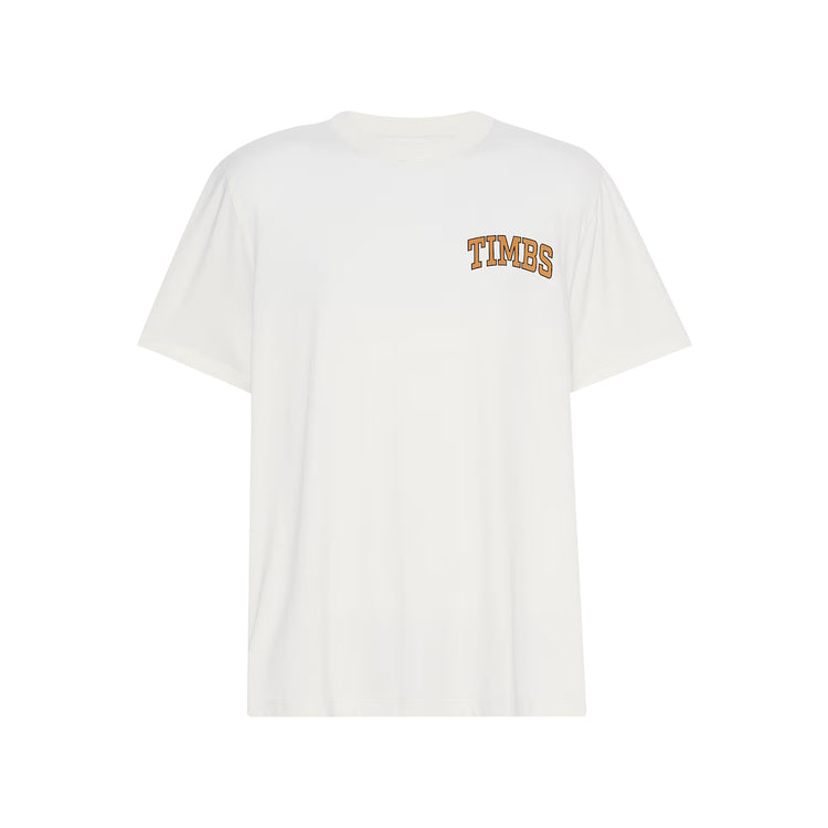 T-shirt Uomo con Grafica TIMBS Bianco